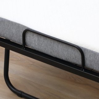 Cama plegable 200x90 cm con ruedas