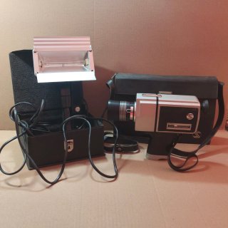 Kit Cámara Super 8 Loadmatic MP 303 y Foco 1000W