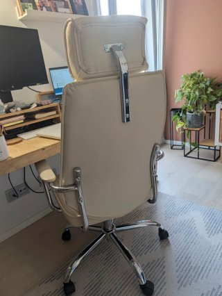 Silla de Oficina Beige