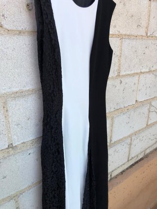 Vestido Carolina Herrera Negro y Blanco