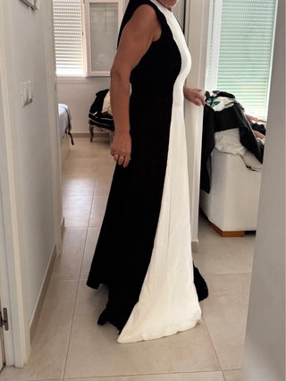 Vestido Carolina Herrera Negro y Blanco