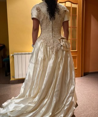 Traje de novia blanco talla 38