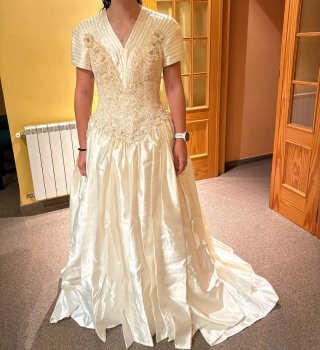 Traje de novia blanco talla 38