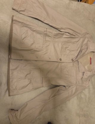Giacca Prada vintage 2006 cargo multipocket beige