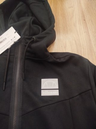 Sudadera Ellesse Negra con Capucha