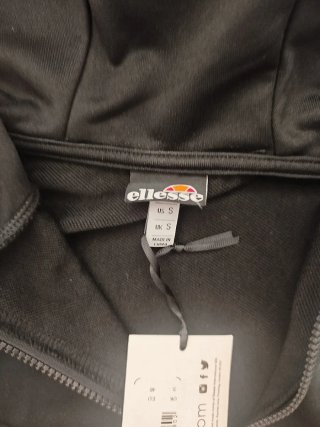 Sudadera Ellesse Negra con Capucha