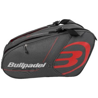 Paletero Bullpadel gris y rojo