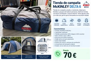 Tienda de Campaña McKinley Delta 6