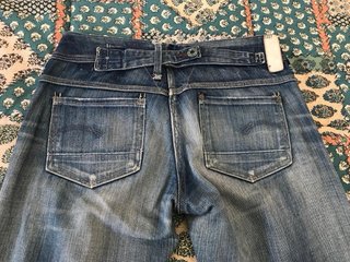 Jeans con risvolti