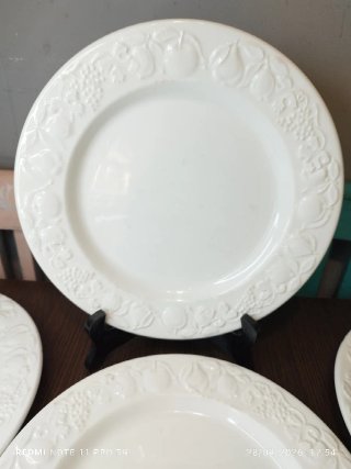 12 Platos Cerámica Italiana Vintage Quadrifoglio