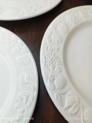 12 Platos Cerámica Italiana Vintage Quadrifoglio