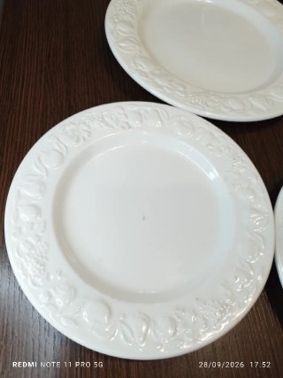 12 Platos Cerámica Italiana Vintage Quadrifoglio