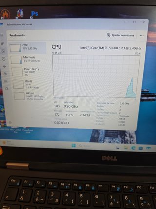 Ordenador portátil Dell i5 Sexta generación, 8RAM