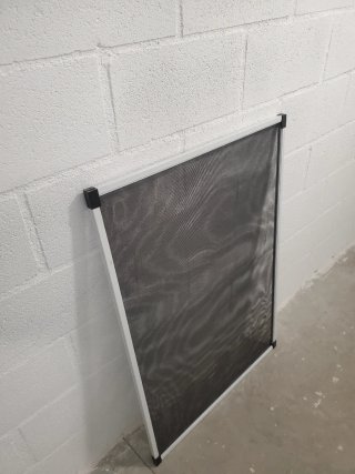 6 Mosquiteras Extensibles de PVC Blanco