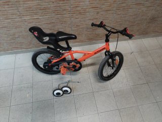 Bicicleta Infantil 16" Naranja
