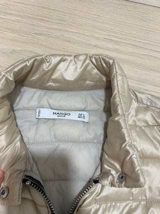 Chaqueta entretiempo Mango beige
