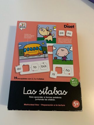 Juego educativo Diset Las sílabas