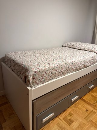 Cama Nido 90x190 con Somier y Colchón
