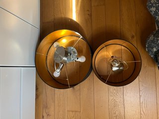 Coppia di lampadari a sospensione