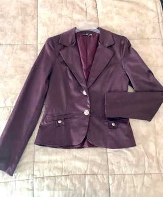 Blazer colore  melanzana