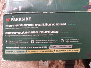 Parkside PMFW 250 A1 Multifunción con Caja