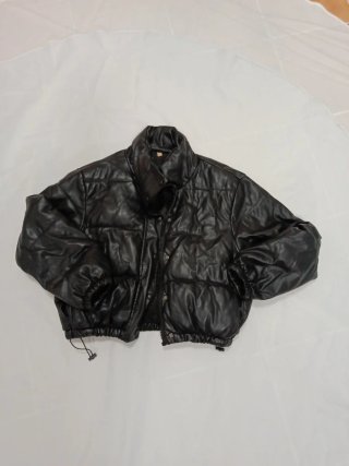 Cazadora Acolchada Negra Talla S