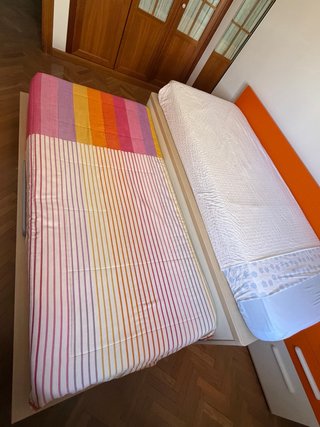 Cama nido 90 y Cómoda a juego