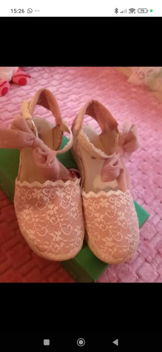 Vestido de Comunión Blanco + zapatos + cancán