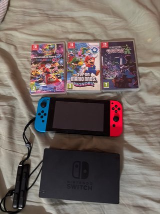 Nintendo Switch con 3 Juegos