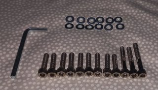 12x Tornillos Tapa Carter (Jog RR, Aerox, Neox...)