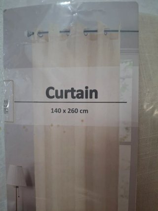 Cortina Beige 140x260cm