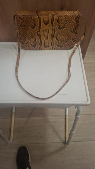 Bolso Vintage Piel Exótica Años 70