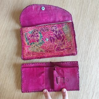 Set de 2 Billeteros Artesanales