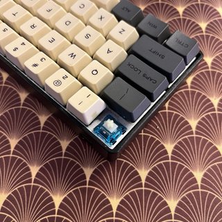 Tastiera Meccanica Gaming 60% Beige/Nero/Arancio