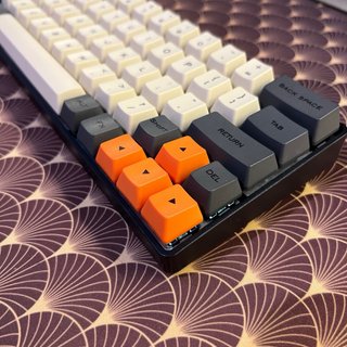 Tastiera Meccanica Gaming 60% Beige/Nero/Arancio
