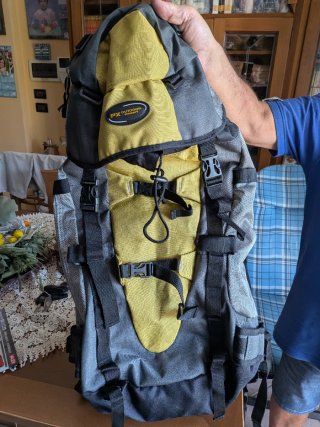 Zaino PX Outdoor grigio giallo