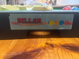 Mini mesa de billar con accesorios