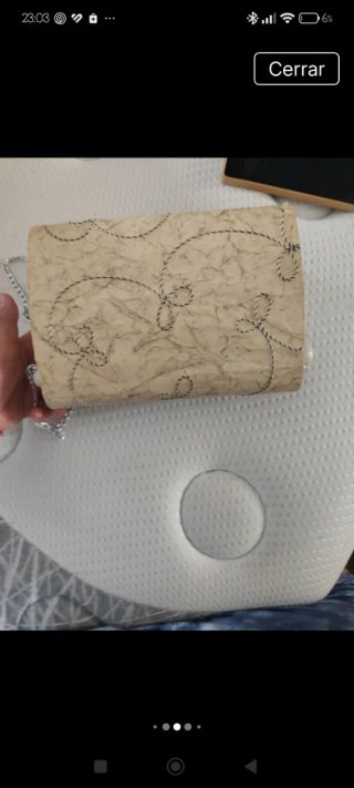 Bolso de fiesta clutch hecho a mano