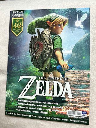 Revista The Legend Of Zelda 40 Aniversario