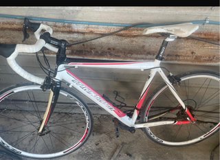 Bicicleta de Montaña Blanca y Roja