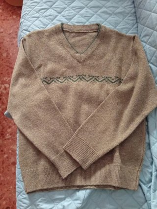 Jersey de punto beige