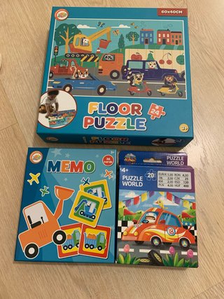 Juegos infantiles: Puzzle y Memo