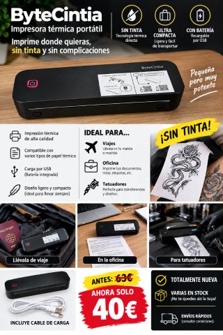 Impresora Térmica Portátil ByteCintia