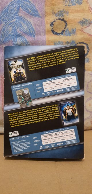 X-MEN LOTTO FILM IN DVD.