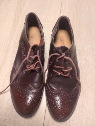 Zapatos de Cordones Burdeos Dospie