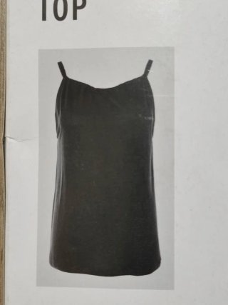 Esmara Top Halter Negro XS