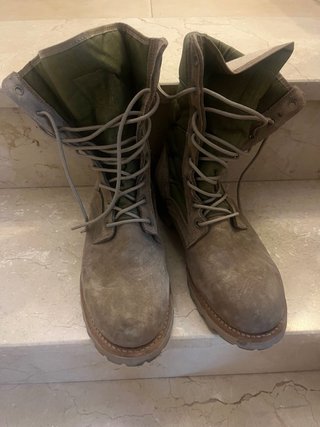 Botas militares Iturri Beige/Verde