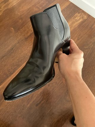 Botines charol H&M negros