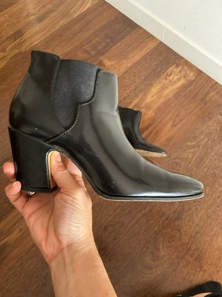 Botines charol H&M negros
