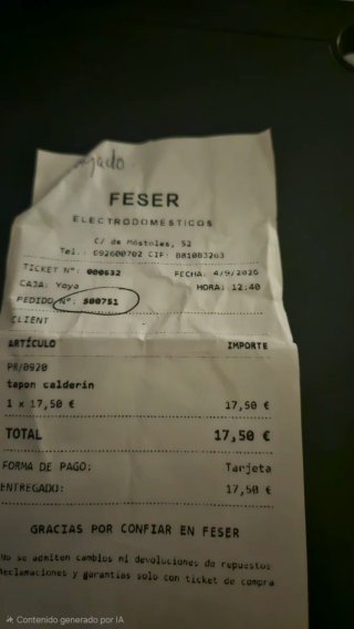 Tappo per caldaia Rowenta nuovo